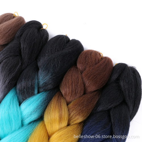 Hot sell synthetic pre stretch crochet braid synthetic hair